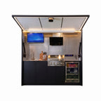 OLEA 24 Black outdoor kitchen pod in full black finish
