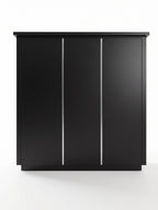 OLEA 24 Black outdoor kitchen pod, 2.4 m, canopy open