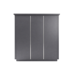 OLEA 24 Grey outdoor kitchen pod, 2.4 m, canopy open
