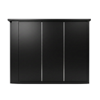OLEA 36 Black outdoor kitchen pod, 3.2 m, canopy open