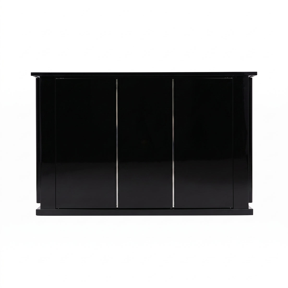 OLEA 38 Black outdoor kitchen pod, 3.9 m, canopy open