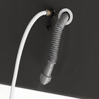 Water inlet connector and flexible hose — OLEA 38 Grey