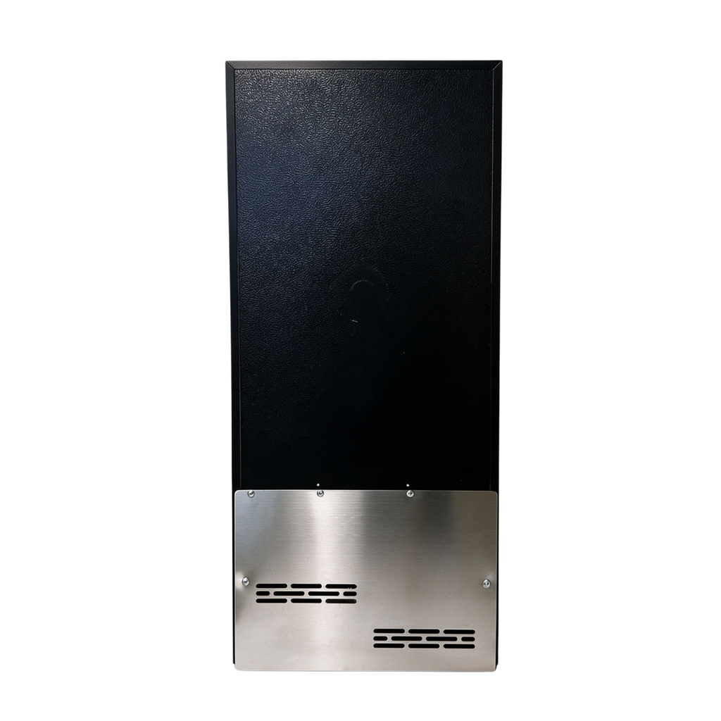 Rear of the 38cm wine cabinet with ventilation grille